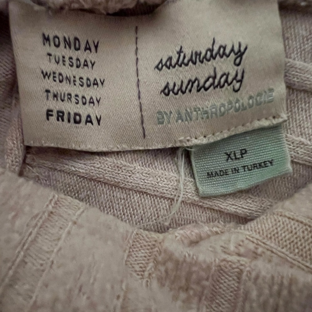 EUC Anthropologie Saturday Sunday Mock Neck Tunic Sweater with Mock Neck - Picture 6 of 7